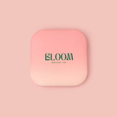 Bloom Bouquet pimple patch case with built-in mirror and 20 pimple patches