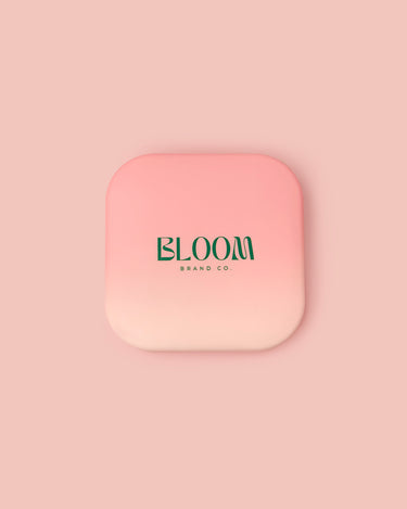 Bloom Bouquet pimple patch case with built-in mirror and 20 pimple patches