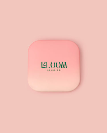 Bloom Bouquet pimple patch case with built-in mirror and 20 pimple patches